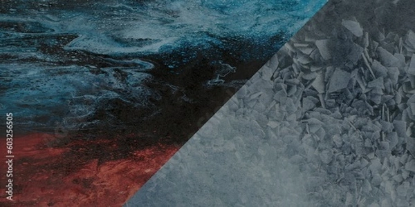 Fototapeta Torn and worn cardboard texture background