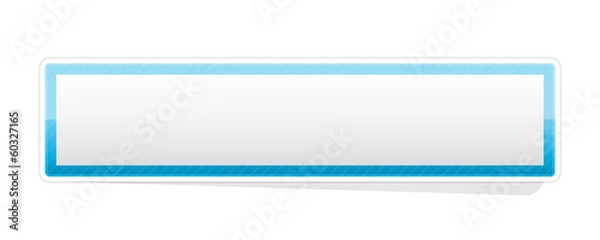 Fototapeta the blank glossy button