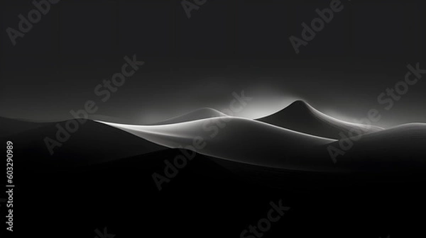 Obraz Generated using Ai, night in the desert