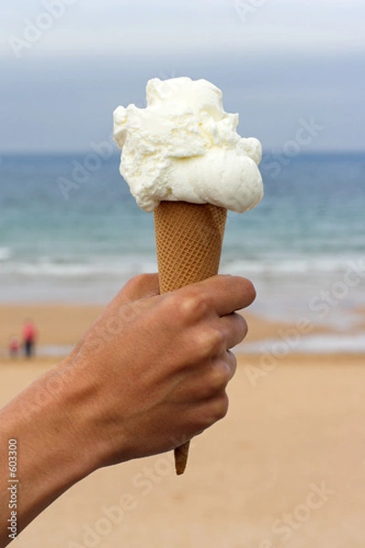 Obraz helado de nata