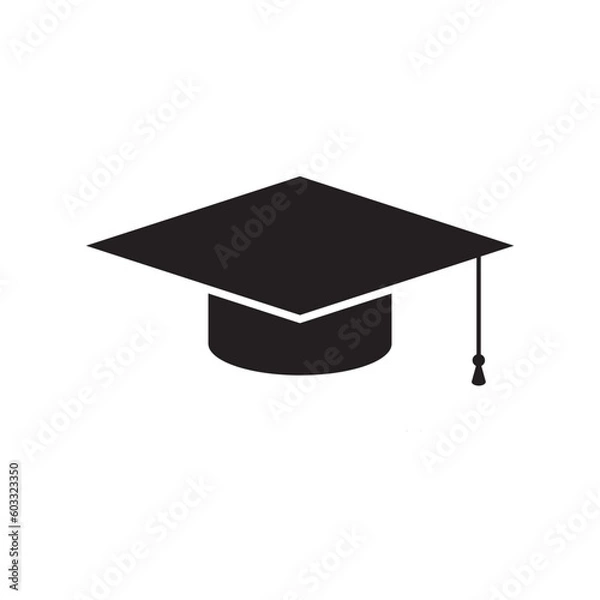 Fototapeta graduation hat icon