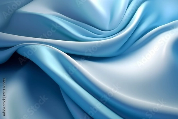 Obraz Clean Elegant Modern Business Presentation Background with Wave Flow Element Generative AI 