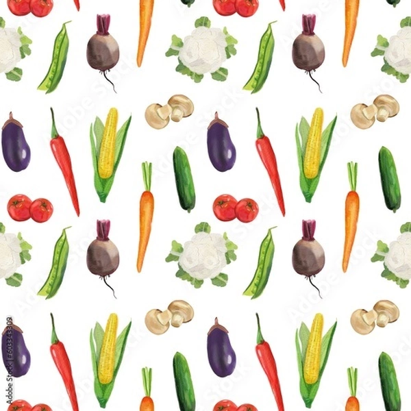 Obraz pattern with vegetables