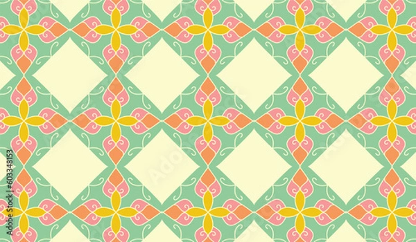 Fototapeta  Geometric seamless Pattern Background Page