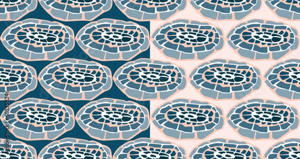 Fototapeta Mosaic Seamless Pattern. Perfect for wallpapers, web page backgrounds, surface textures, textile.