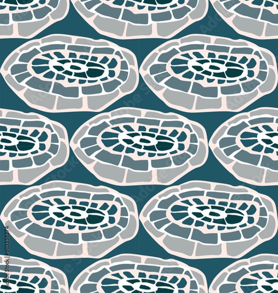 Fototapeta Mosaic Seamless Pattern. Perfect for wallpapers, web page backgrounds, surface textures, textile.