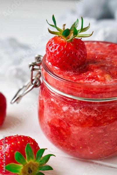 Obraz strawberry puree