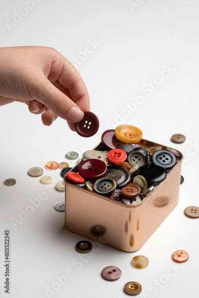 Obraz hand with coins