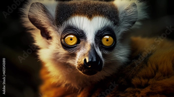 Fototapeta Lemur Catta Front