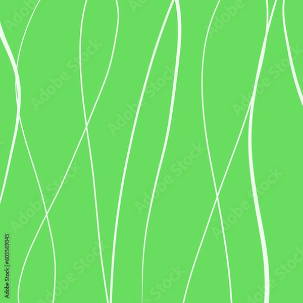 Obraz Lime green abstract squiggle background
