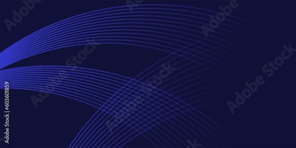 Fototapeta abstract dark blue background with modern corporate concept lines