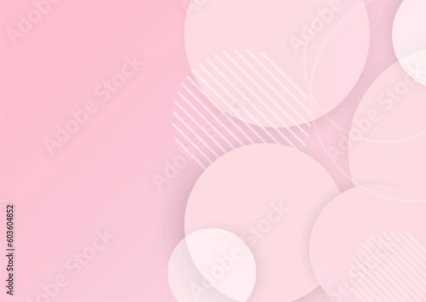 Fototapeta ピンクの円形ポップ背景