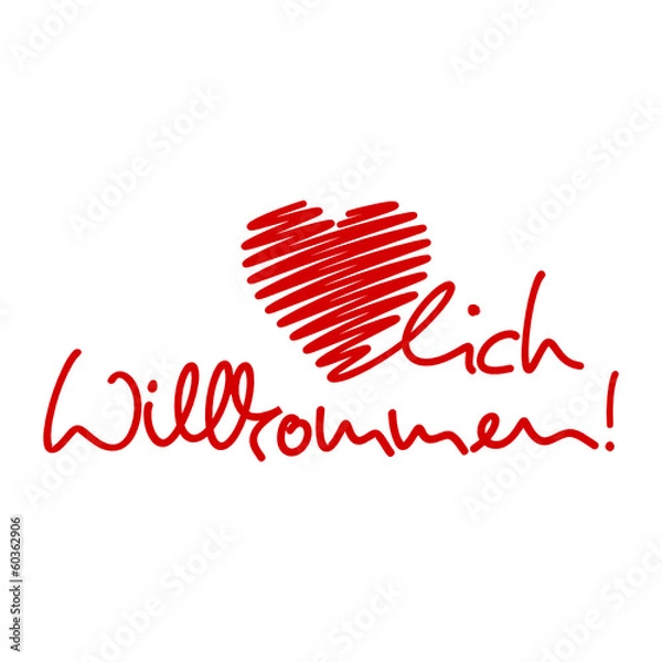 Obraz symbol witamy! JA.