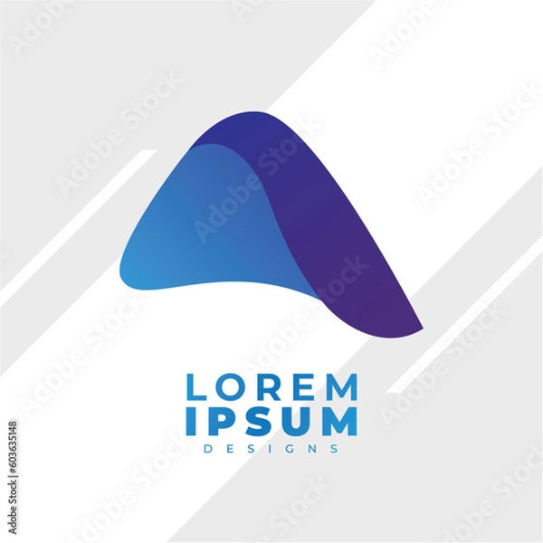 Obraz Gradien design logo modern simple  template 