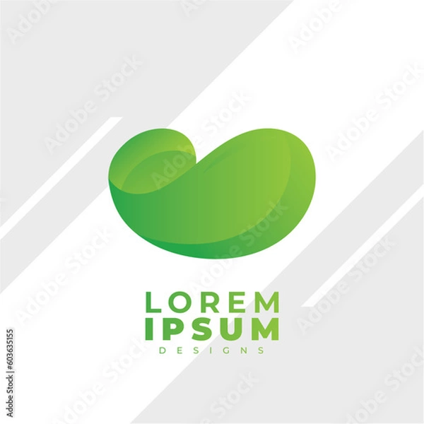 Obraz Gradien design logo modern simple  template 