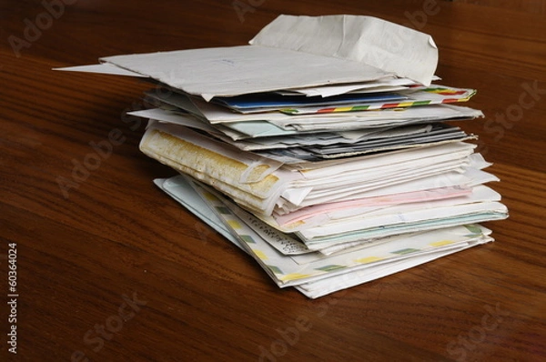 Fototapeta Old Mail : Letters and Enveloppe