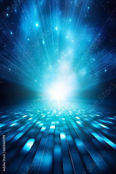Fototapeta abstract background with rays
