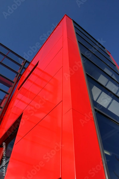 Obraz Super modern skyscraper building abstract. 