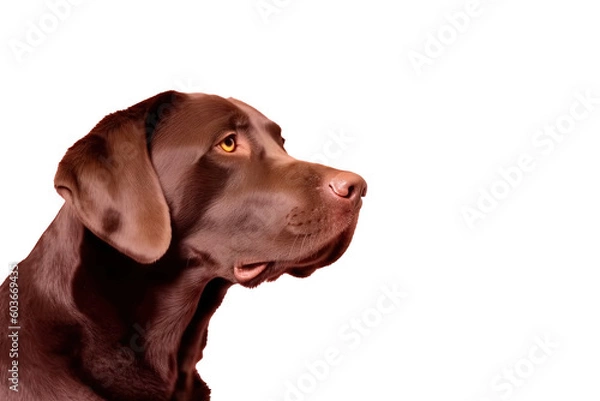 Obraz Transparent labrador, generative artificial intelligence
