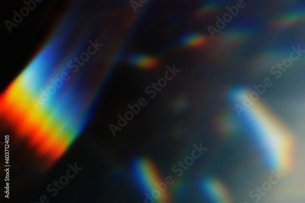 Fototapeta Prism Iridescent Light Leak Background