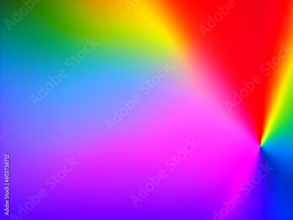 Obraz Rainbow abstract background for web design. Colorful spectrum gradient.