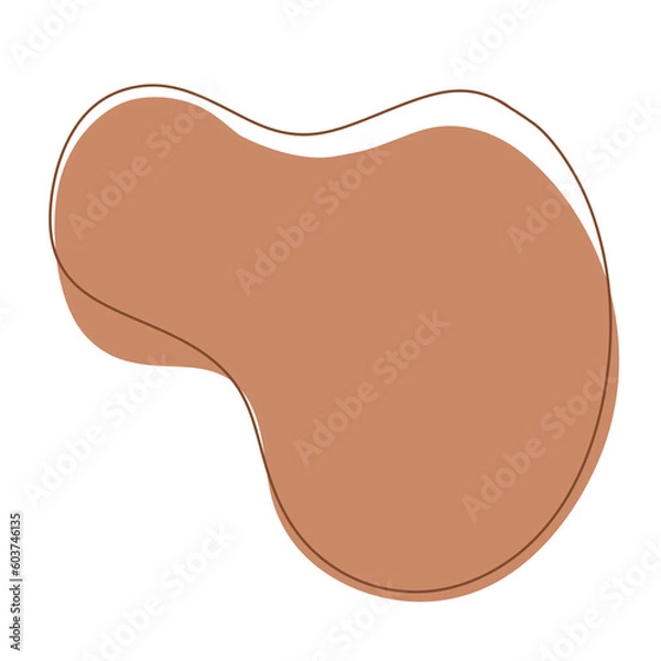 Obraz Beige neutral abstract modern shape