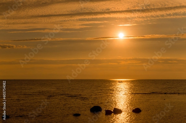 Obraz sunset at the beach