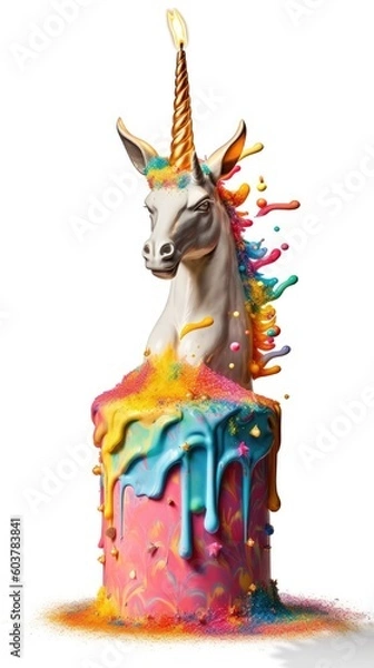 Fototapeta unicorn pie