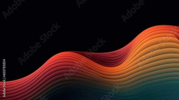 Fototapeta abstract wave background