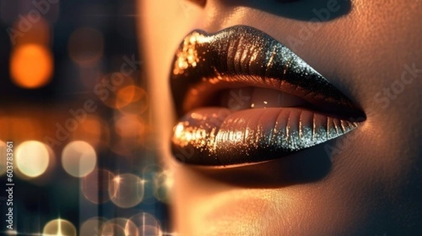 Fototapeta make up lips