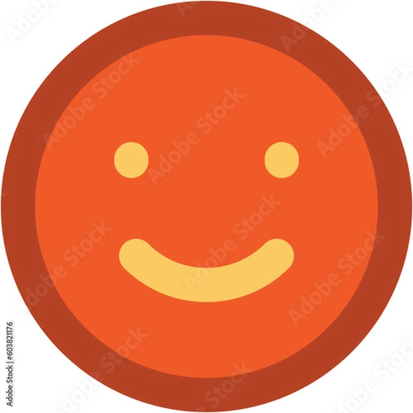 Fototapeta Smiley Bold Vector Icon

