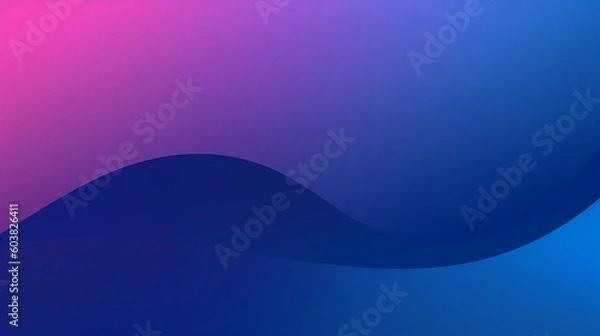 Fototapeta Abstract Dark Blue and Purple Web Banner, Gradient Background with a Grainy Texture Effect, generative AI