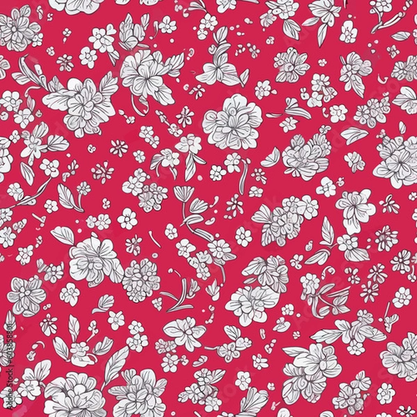 Obraz seamless pattern with flowers