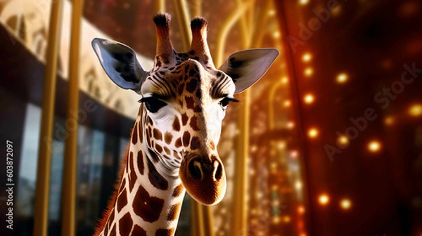 Fototapeta Giraffe Face