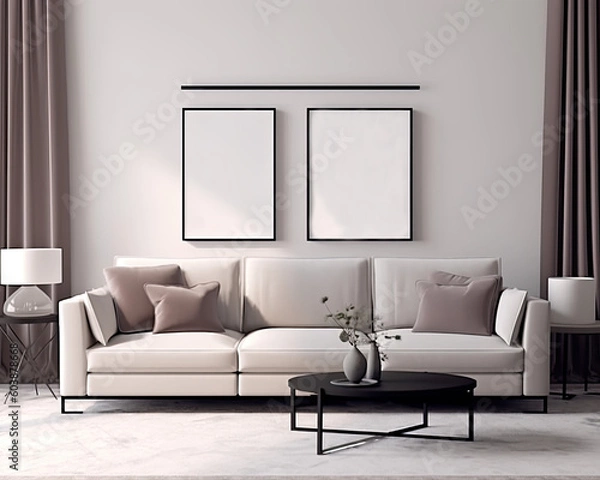 Fototapeta Empty photo frames