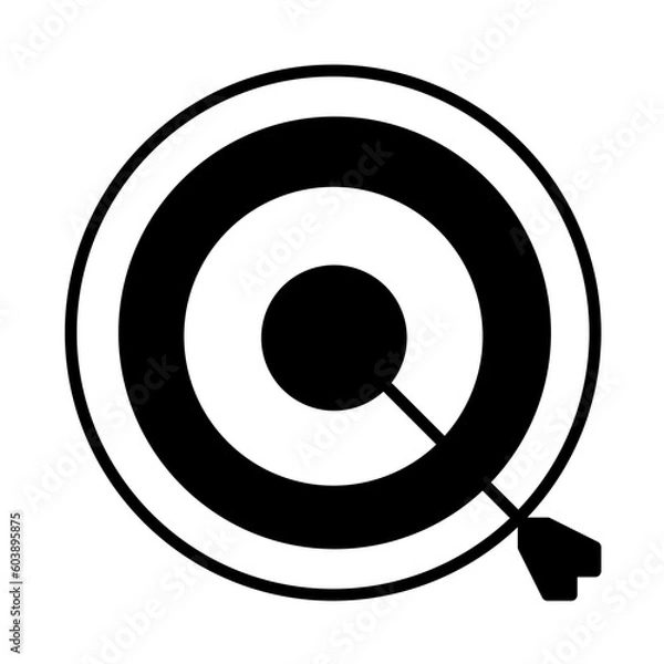 Fototapeta Solid Line ARCHERY design vector icon design vector line icon svg