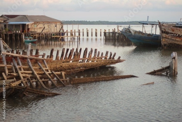 Obraz Shipwreck on the beach