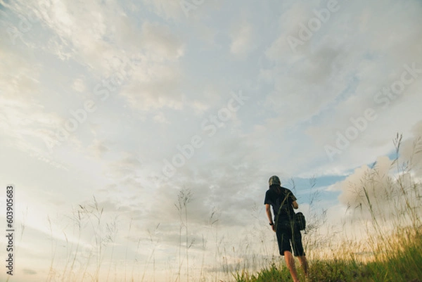 Obraz walking in the mountains