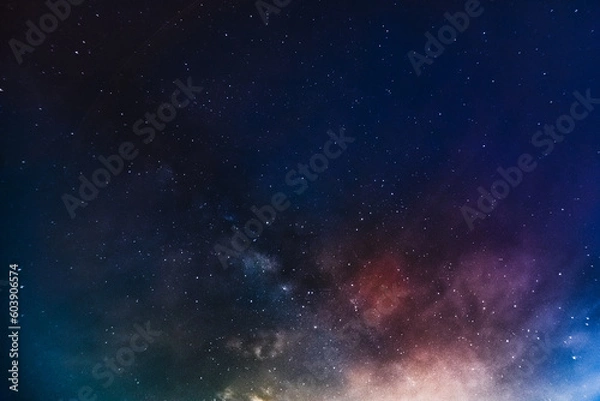 Obraz starry night sky