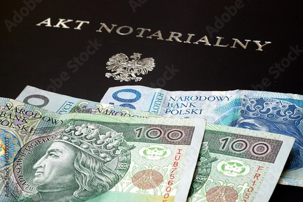 Fototapeta akt notarialny
