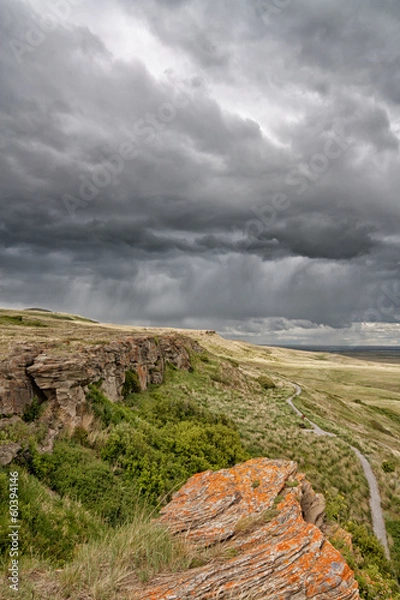 Obraz Stormy Sky at Head-smashed-in
