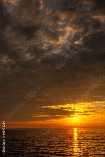 Obraz sunset on the sea