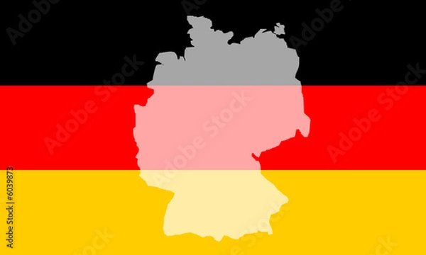 Fototapeta Flag of Germany - correct proportion and HTML colour scheme