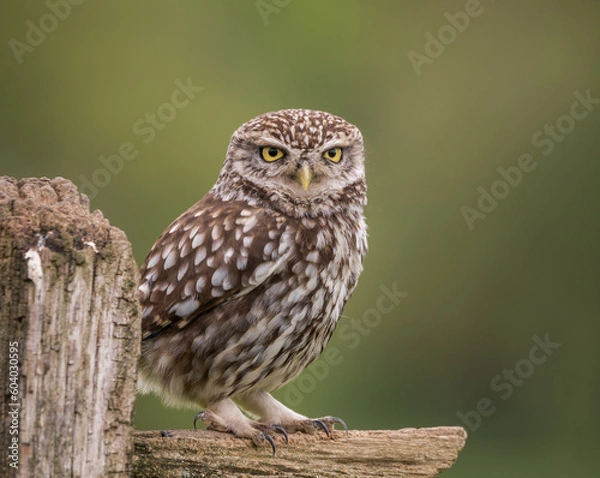Fototapeta little owl portrait