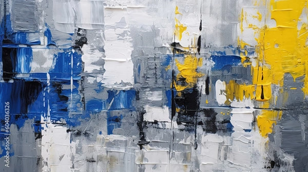 Fototapeta Abstract art oil brush texture