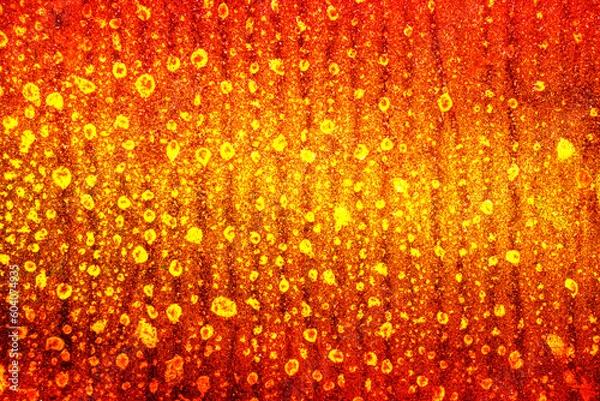 Obraz Wallpaper from rusty metal, Hot abstract background