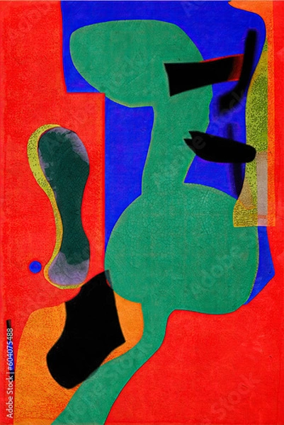 Fototapeta Abstract Avant-Garde Painting Composition Unleash Your Imagination with Mesmerizing Designs