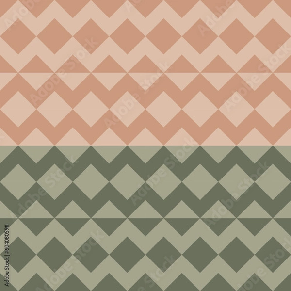 Obraz Abstract colors geometric seamless pattern. Textile stripes pattern.