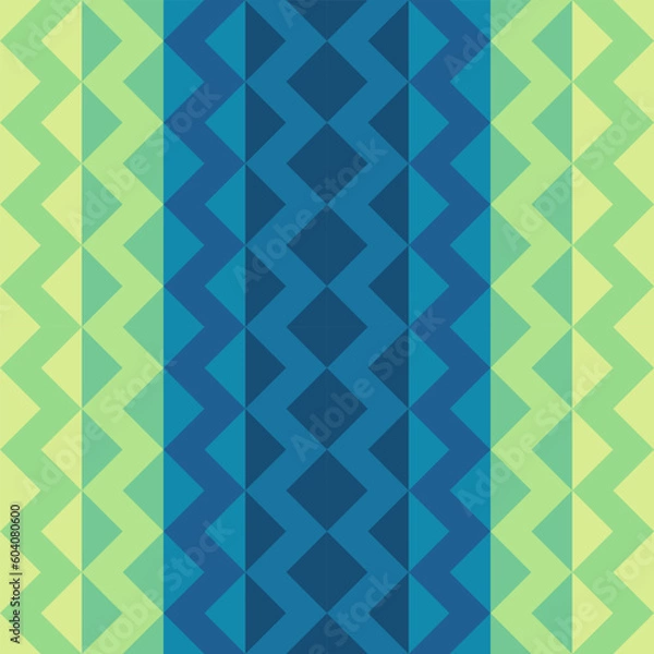 Obraz Abstract colors geometric seamless pattern. Textile stripes pattern.