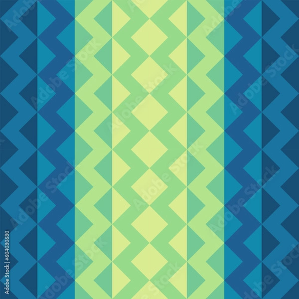Obraz Abstract colors geometric seamless pattern. Textile stripes pattern.